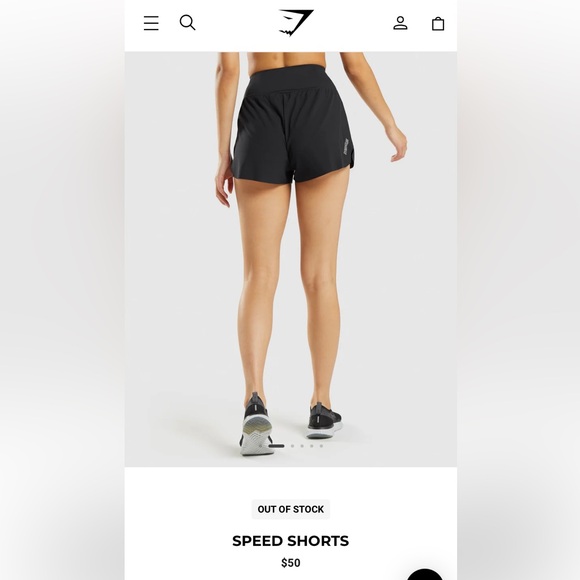 Gymshark Speed Shorts - Picture 2 of 6